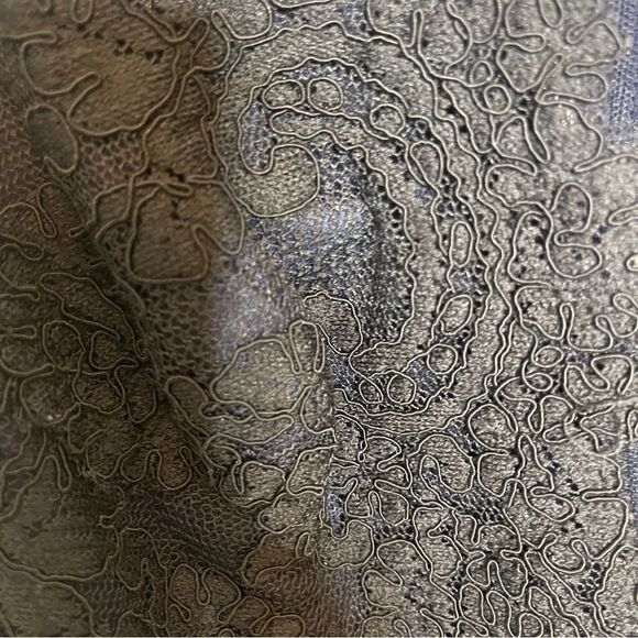 Theia Deep Midnight Gown size 4 Flawed - Picture 7 of 10